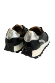 Siyah  Hakiki  Deri Comfort Taban Sneaker - 4