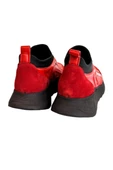 Kırmızı Hakiki Deri Comfort Taban Sneaker - 4