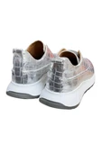 Lame Hakiki Deri Krokodil Desen Comfort Taban Sneaker - 3