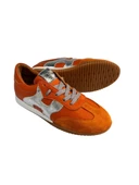 Orange Hakiki Deri Sneaker - 1