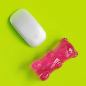 Mustard Gummy Bear Mouse Bilek Desteği - Pembe - 2