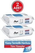 Sleepy Easy Clean Çamaşır Sulu Yüzey Temizlik Havlusu 2 X 100'lü - 1
