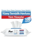 Sleepy Easy Clean Çamaşır Suyu Katkılı Yüzey Temizlik Havlusu 100 Adet thumbnail 1