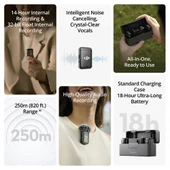 Dji Mic 2 (Kablosuz Mikrofon) - 2