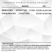 Mercedes Sprinter W906 için Ön Sağ-Sol Cam Düğme Kapağı - 2