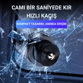 Coofbe Araç Emniyet Kemer Kesici Ve Araç Cam Kırıcı Araç Emniyet Çekici Araç Acil Durum Kiti Sharp Tool Safety Hammer - 10