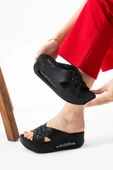 Albishoes Hanne Anatomik Air Taban Masaj Teknolojisi Yumuşak Rahat Comfort Günlük Sabo Kadın Terlik - 4