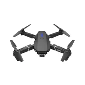 E88 Pro RC Drone 4K HD Kamera Katlanabilir WIFI FPV Yüksek Performans Siyah kumandalı geniş açı Profesyonel ufak - 2