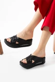 Albishoes Hanne Anatomik Air Taban Masaj Teknolojisi Yumuşak Rahat Comfort Günlük Sabo Kadın Terlik - 2