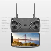 E88 Pro RC Drone 4K HD Kamera Katlanabilir WIFI FPV Yüksek Performans Siyah kumandalı geniş açı Profesyonel ufak - 12