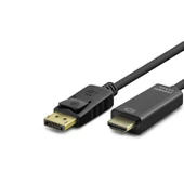 Dısplay To HDMI Kablo 4K 30Hz 3M Siyah HDX7797 - 1