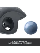 Logitech ERGO M575 Kablosuz İztopu Özellikli Konforlu Ergonomik Mouse - Siyah - 7