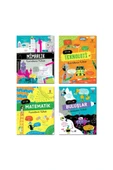 Tübitak Stem Buluşlar Matematik Mimarlık Teknoloji Karalama Kitabı Set 4 Kitap 10 + Yaş - 1