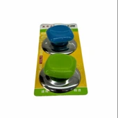 AKILLIELMA - YAKUT TENCERE KAPAK KULPU 2 Lİ KARE NO.11992 4344 KARMA RENK - 2