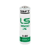 Saft LS 14500 3.6V  AA Size Lithium Pil Li-SOCI2 - 1