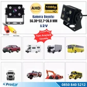 AHD 1080P/Analog Orta Boy Gece Görüşlü RCA AV Soketli Kamyon Tır Otobüs Kamerası - 4