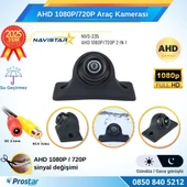 AHD 1080P/720P Silikonlu Arka, Yan ve Ön Görüş Kamerası Rca Soket - 1