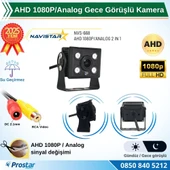 AHD 1080P/Analog Orta Boy Gece Görüşlü RCA AV Soketli Kamyon Tır Otobüs Kamerası - 1