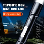 OR-723 Şarjlı Balıkçı Feneri | 3000 Lümen | Type-C Girişli | 50-70W | Çok Fonksiyonlu LED El Feneri - 5