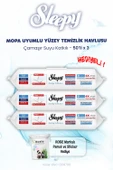 Sleepy Çamaşır Suyu Katkılı Mopa Uyumlu  Islak Mendil 50'li x 3 ve ROSIE thumbnail 1