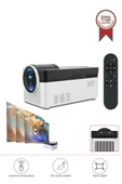 Torima  HY450 Beyaz Taşınabilir Ev Sinema Android Akıllı 8K-4K 1080 P BT5.4  Projeksiyon - 1