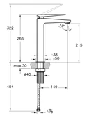 Artema Brava A42610 Çanak Lavabo Bataryası, Krom - 2