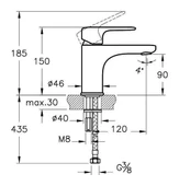 Artema Root Round Lavabo Bataryası A4270526 Bakır - 3