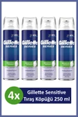 Gillette Tıraş Köpüğü Series Hassas Ciltler 250ml x 4 Adet - 1