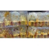 12 li Ramazan Ayaklı Led Işık Gold Renk Gün Işığı - 2