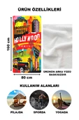 Modern Retro Desenli Plaj Deniz Havlusu Peştamal 80x160 CM RTR04 - 2