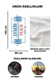 Gym Halter Fitness Desenli Dijital Baskılı Spor Havlusu Fitness Havlusu 80x160 SPR02 - 2