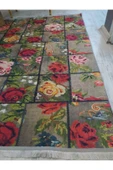 Kaymaz Tabanlı Yıkanabilir Karabağ Kilim Desenli Dot Taban Halı - 4