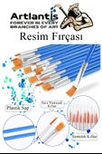 Parmak Boyası 5 ml 12 Renk ve Resim Fırçası 3 Paket Mini Küçük Parmak Boya Etkinlik Boyama Boyası Su Bazlı Resim Kreş - 7