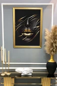 Dekoratif Modern Desenli Çerçeveli Tablo Duvar Tablosu 50x70cm - 2