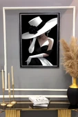 Dekoratif Modern Desenli Çerçeveli Tablo Duvar Tablosu 50x70cm - 2