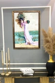Dekoratif Modern Desenli Çerçeveli Duvar Tablosu 50x70cm RÜYA11 - 2