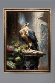 Dekoratif Modern Desenli Çerçeveli Duvar Tablosu 50x70cm RÜYA06 - 1