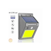 Hareket Sensörlü Solar 48 Led Bahçe Lambası - 1