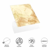 Decohandy 30x30 Cm Pvc Duvar Karosu 4 Lü Paket - Sarı Mermer - 3