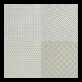 DecoHandy 30x30 cm Kendinden Yapışkanlı  Pvc Karo Mutfak Arası 4 Lü Karışık model  0,36m2 - 2