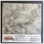 DecoHandy  Pvc Duvar Karosu 30x30cm 4 lü Paket - Mermer Desenli Siyah 0,36m2 - 1