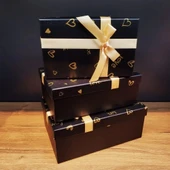 Dikdörtgen Hediye Kutusu 3 lü Set - 3