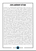 Zor Labirent Bulmaca Kitabı (70 Süper Labirent) thumbnail 3
