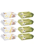 Sleepy Sensitive & Pamuk-zeytinyağlı Islak Havlu 90 (8 Li SET) 720 Yaprak thumbnail 1