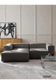 Mobilya Stant Most Mollis Plus Sol Köşe 2 Modül Köşe 41 Koyu Antrasit Keten Kumaş Yumuşak Sünger(EVİNİZE TESLİM) thumbnail 1