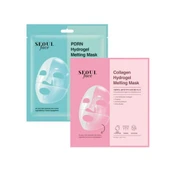 Dermal Pdrn Hydrojel Eriyen Maske Nemlendirici Şeffaf Jel Maske 34 gr ve Kolajen Eriyen Maske 34 gr. thumbnail 1
