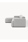 Mobilya Stant Most Mollista 3 Modül Sol Köşe Koltuk 32 Gri Keten Kumaş Yumuşak Sünger (Evinize Teslim) thumbnail 4