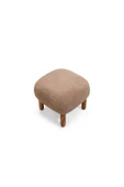 Mobilya Stant Most Browning Sallanan Koltuk %100 Ahşap Lüks Kahverengi Teddy Kumaş (EVİNİZE TESLİM) - 4