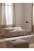Mobilya Stant Most Mollis Sağ Pro Köşe Modül 09 Bej Keten Kumaş Yumuşak Sünger(EVİNİZE TESLİM) thumbnail 3