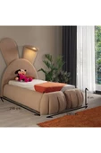 Mobilya Stant Most Bunny Tek Kişilik Karyola Teddy Kumaş 120x200 Yatak İçindir(Evinize Teslim) thumbnail 6